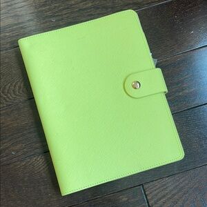 Stoney Clover Lane Textured Notebook in Lime NWT